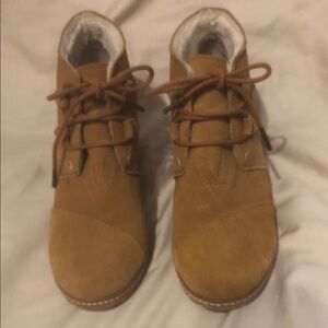 Toms Tan Ankle Boots for Women